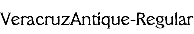 VeracruzAntique-Regular font preview