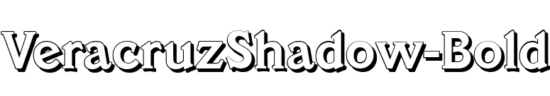 VeracruzShadow-Bold font preview