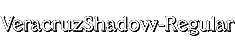 VeracruzShadow-Regular font preview