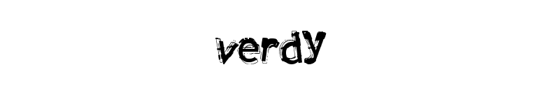 Verdy font preview