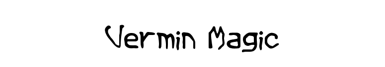 Vermin Magic font preview