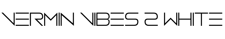 Vermin Vibes 2 White font preview