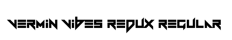 Vermin Vibes Redux Regular font preview