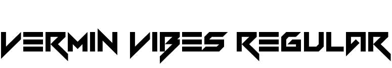 Vermin Vibes Regular font preview