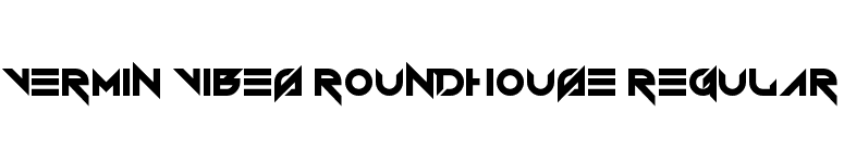 Vermin Vibes Roundhouse Regular font preview