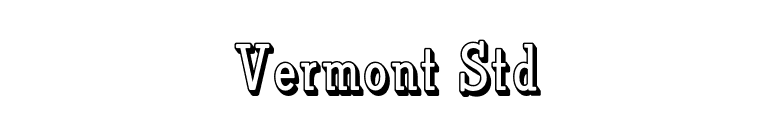 Vermont Std font preview