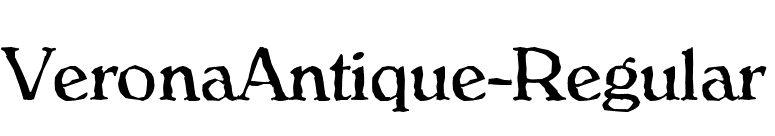 VeronaAntique-Regular font preview
