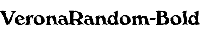 VeronaRandom-Bold font preview
