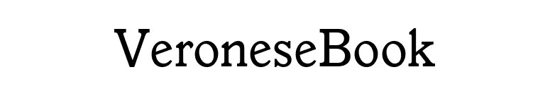 VeroneseBook font preview