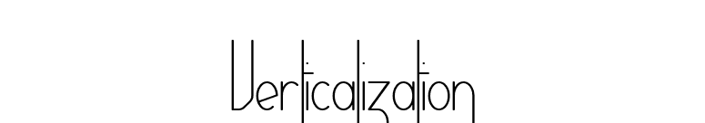 Verticalization font preview