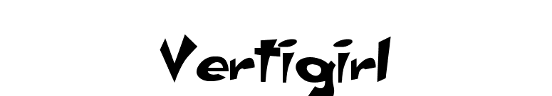 Vertigirl font preview
