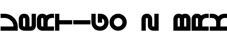Vertigo 2 BRK font preview