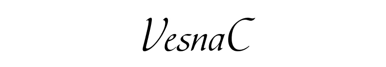 VesnaC font preview