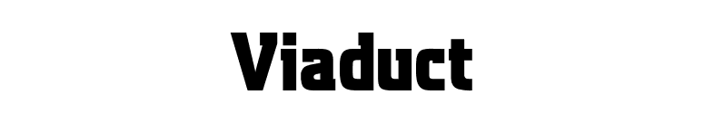 Viaduct font preview