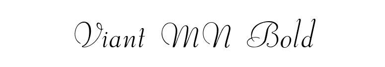 Viant MN Bold font preview