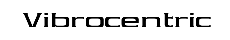 Vibrocentric font preview