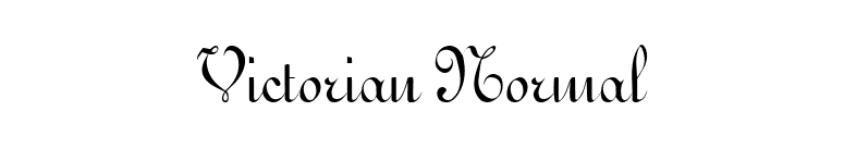 Victorian Normal font preview