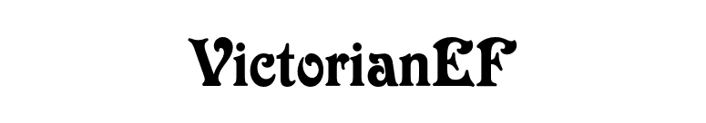VictorianEF font preview