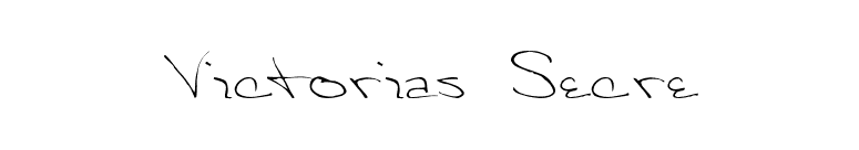 Victorias-Secre font preview