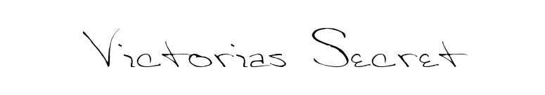 Victorias Secret font preview