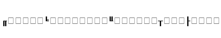 Video Terminal Screen Box Chars font preview