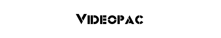 Videopac font preview