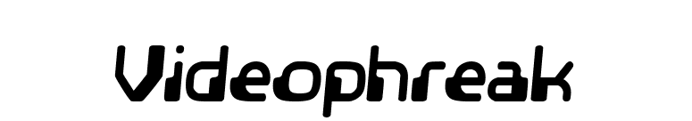 Videophreak font preview