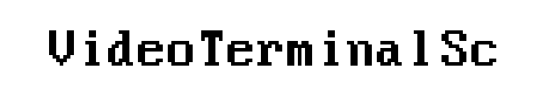 VideoTerminalSc font preview