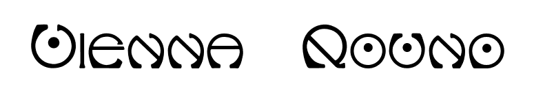 Vienna-Round font preview