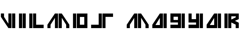 Vilmos Magyar font preview