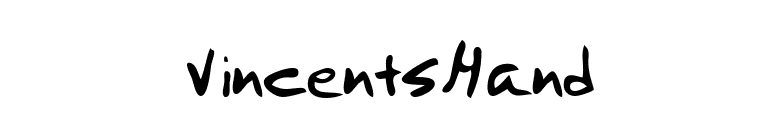 VincentsHand font preview