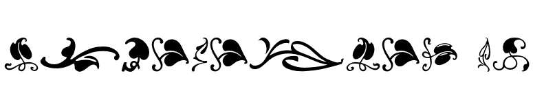 VineLeaves2BH font preview