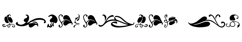 VineLeaves2CH font preview