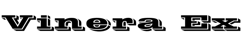 Vinera Ex font preview