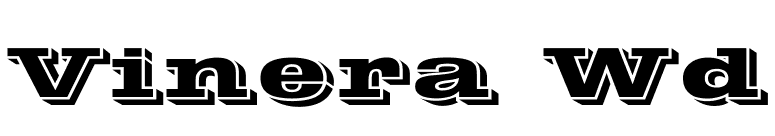 Vinera Wd font preview