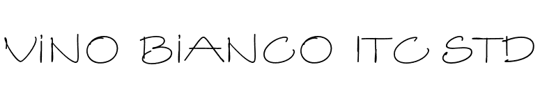 Vino Bianco ITC Std font preview