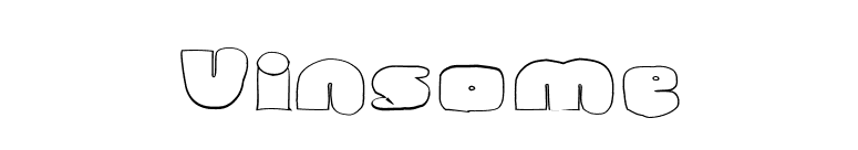 Vinsome font preview