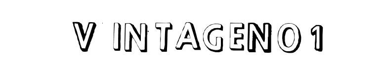 VintageNo1 font preview
