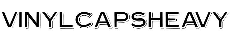 VinylCapsHeavy font preview