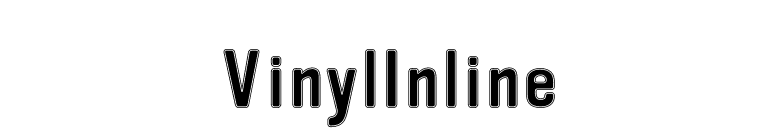 VinylInline font preview