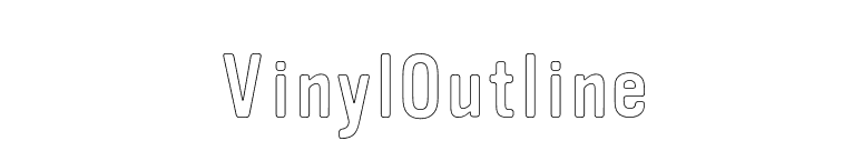 VinylOutline font preview