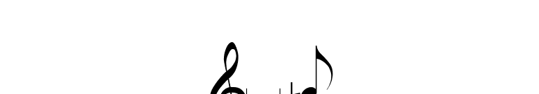Violine font preview