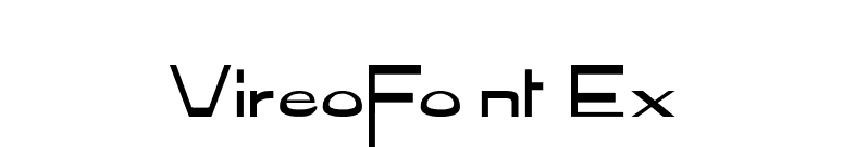 VireoFont Ex font preview