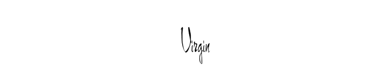Virgin font preview