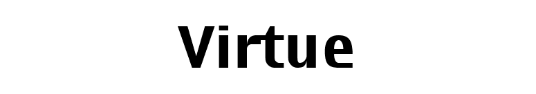Virtue font preview