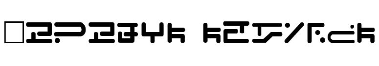 Visitor regular font preview