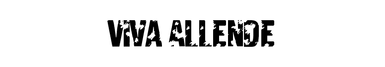 Viva Allende font preview