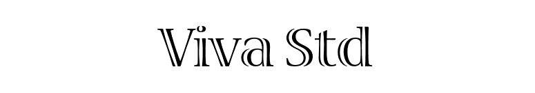 Viva Std font preview