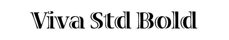 Viva Std Bold font preview