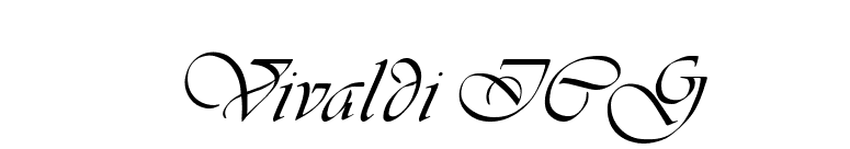 Vivaldi ICG font preview